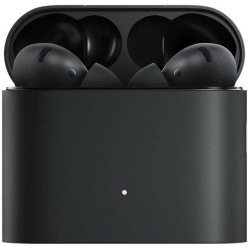 Bluetooth sztereó fülhallgató, v5.0, TWS, töltőtok, érintés vezérlés, zajszűrővel, Xiaomi Mi Earphones 2 Pro, fekete, gyári