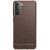 Samsung Galaxy S21 Plus 5G SM-G996, Szilikon tok, közepesen ütésálló, légpárnás sarok, pont minta, UAG Lucent, áttetsző/narancssárga
