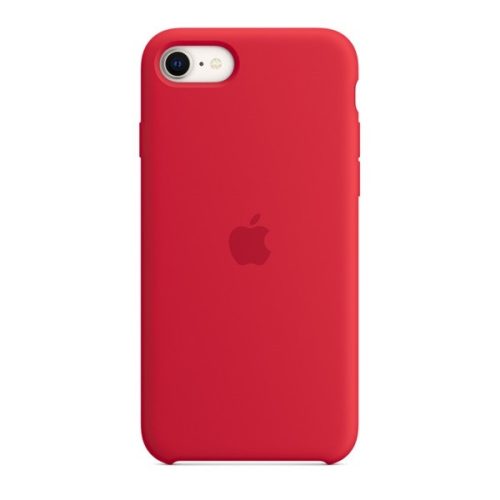 Apple iPhone 7 / 8 / SE (2020) / SE (2022), Szilikon tok, piros, gyári, MN6H3ZM/A