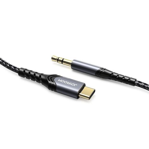 Audió kábel, USB Type-C, 1 x 3,5 mm jack, 100 cm, Joyroom A3, SY-A03, fekete