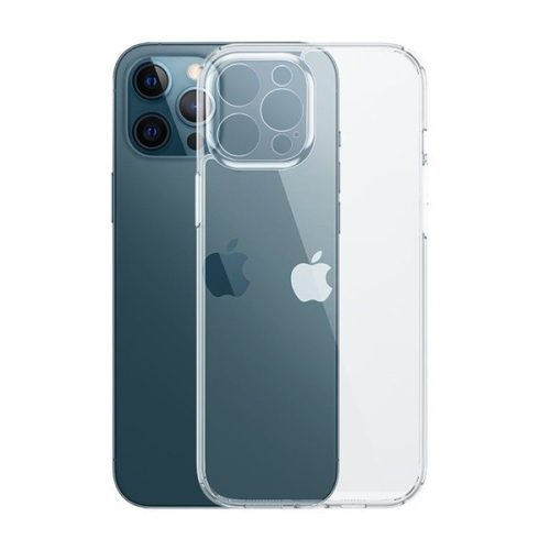 Apple iPhone 12 Pro Max, Szilikon tok, közepesen ütésálló, Joyroom Crystal Series, átlátszó