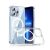 Apple iPhone 13 Pro Max, Műanyag hátlap védőtok, szilikon keret, közepesen ütésálló, Magsafe töltővel kompatibilis, Joyroom Mingkai, átlátszó
