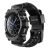Samsung Galaxy Watch 4 / 5 (44mm) SM-R870 / R915F, Műanyag + szilikon védőkeret, közepesen ütésálló, SupCase Unicorn Beetle Pro, fekete
