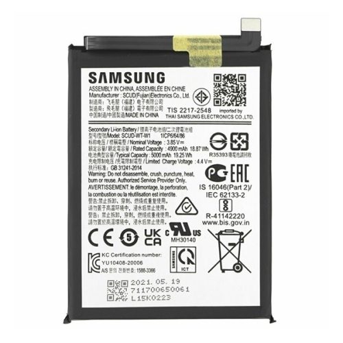 Samsung Galaxy A22 5G SM-A226B, Akkumulátor, 5000 mAh, Li-Ion, gyári