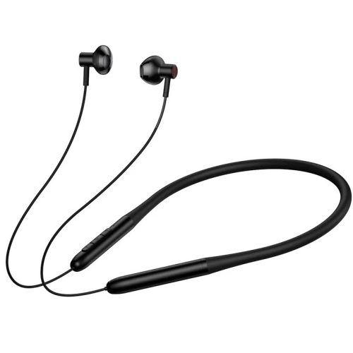 Bluetooth sztereó fülhallgató, v5.2, sportoláshoz, mikrofon, funkció gomb, hangerő szabályzó, Baseus Bowie P1, fekete