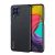 Samsung Galaxy M53 5G SM-M536B, Műanyag hátlap védőtok + szilikon keret, fényvisszaverő szövet hátlap, rács minta, Dux Ducis Fino, fekete
