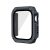Apple Watch 4-6, SE (40 mm), Műanyag védőkeret, kijelzővédő üveggel, közepesen ütésálló, szíj nélkül, szürke