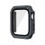 Apple Watch 1-3 (38 mm), Műanyag védőkeret, kijelzővédő üveggel, közepesen ütésálló, szíj nélkül, szürke