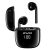 Bluetooth sztereó fülhallgató, v5.0, TWS, töltőtok, zajszűrővel, érintés vezérlés, vízálló, LED-es kijelző, AWEI T28P, fekete