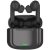 Bluetooth sztereó fülhallgató, v5.2, TWS, töltőtok, zajszűrővel, érintés vezérlés, Devia Star E1, fekete