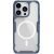 Apple iPhone 14 Pro, Szilikon tok, műanyag hátlap, ultravékony, Magsafe töltővel kompatibilis, Nillkin Nature Pro Magnetic, kék