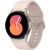 Bluetooth okosóra, szilikon szíj, alumínium keret, v5.2, eSim, aktivitás és egészség mérő, vízálló, hangszóró, Samsung Galaxy Watch 5 (40mm) SM-R905 (LTE), vörösarany, gyári