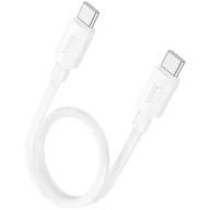   USB Type-C töltő- és adatkábel, USB Type-C, 100cm, 60W, gyorstöltés, PD, Hoco X83 Victory, fehér