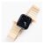 Apple Watch Ultra (49 mm), szilikon pótszíj, mágneses zár, Dux Ducis Chain, beige