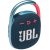 Bluetooth hordozható hangszóró, 5W, v5.1, felakasztható, vízálló, JBL Clip 4, kék/rózsaszín