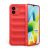 Xiaomi Redmi A1 / A2, Szilikon tok, közepesen ütésálló, 3D minta, piros