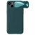 Apple iPhone 14 Plus, Műanyag hátlap védőtok, szilikon keret, kamera védelem, közepesen ütésálló, bőrhatású hátlap, Nillkin CamShield Leather "S", zöld