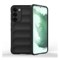   Samsung Galaxy S23 Plus SM-S916, Szilikon tok, közepesen ütésálló, 3D minta, fekete