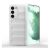 Samsung Galaxy S23 Plus SM-S916, Szilikon tok, közepesen ütésálló, 3D minta, fehér