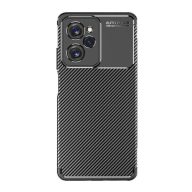   Xiaomi Poco X5 Pro 5G, Szilikon tok, közepesen ütésálló, légpárnás sarok, karbon minta, fekete
