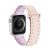 Apple Watch 1-6, SE, SE (2022) (42 / 44 mm) / Watch 7-8 (45 mm) / Watch Ultra (49 mm), szilikon pótszíj, mágneses zár, Dux Ducis Armor, rózsaszín/lila