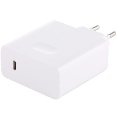 Hálózati töltő adapter, 65W, USB Type-C aljzat, PD, gyorstöltés, Huawei, fehér, gyári