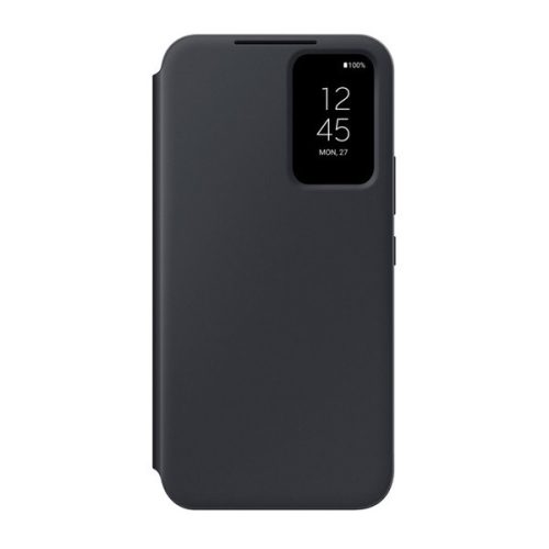 Samsung Galaxy A54 5G SM-A546B, Oldalra nyíló tok, hívás mutatóval, kártyatartóval, Smart View Wallet, fekete, gyári