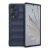 Huawei Honor 70, Szilikon tok, közepesen ütésálló, 3D minta, sötétkék