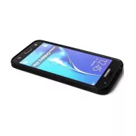   Motorola Edge 40 Pro, Szilikon tok, közepesen ütésálló, szálcsiszolt, karbon minta, fekete