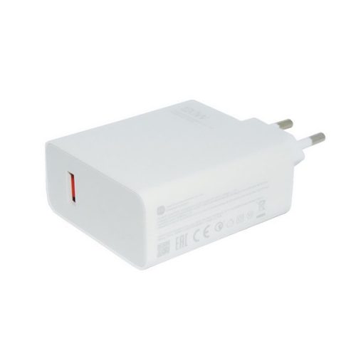 Hálózati töltő adapter, 120W, USB aljzat, gyorstöltés, PD, Xiaomi, fehér, gyári