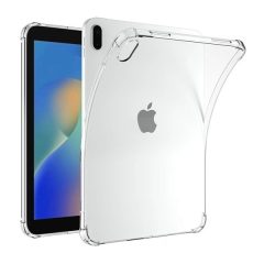   Apple iPad 10.9 (2022) / iPad 11 (2025), Szilikon tok, közepesen ütésálló, légpárnás sarok, átlátszó