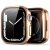 Apple Watch 4-6, SE (44mm), Műanyag védőkeret, szíj nélkül, közepesen ütésálló, Dux Ducis Hamo, vörösarany