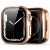 Apple Watch 4-6, SE (40mm), Műanyag védőkeret, szíj nélkül, közepesen ütésálló, Dux Ducis Hamo, vörösarany