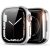 Apple Watch 4-6, SE (40mm), Műanyag védőkeret, szíj nélkül, közepesen ütésálló, Dux Ducis Hamo, ezüst