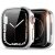 Apple Watch 4-6, SE (44mm), Műanyag védőkeret, szíj nélkül, közepesen ütésálló, Dux Ducis Hamo, ezüst