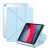 Apple iPad Mini 4 / iPad Mini (2019), mappa tok, Apple Pencil tartóval, Origami Smart Case, Baseus Minimalist, világoskék