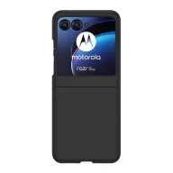 Motorola Razr 40 Ultra, Műanyag hátlap védőtok, fekete
