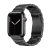 Apple Watch 1-6, SE, SE (2022) (38 / 40 mm) / Watch 7-8 (41 mm), fém pótszíj, Hoco WA10, fekete