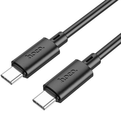USB Type-C töltő- és adatkábel, USB Type-C, 100 cm, 3000 mA, 60W, gyorstöltés, PD, QC, Hoco X88 Gratified, fekete
