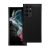 Samsung Galaxy S22 Ultra 5G SM-S908, Műanyag hátlap védőtok, légáteresztő, lyukacsos minta, Breezy, fekete