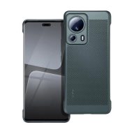   Xiaomi 13 Lite / Civi 2, Műanyag hátlap védőtok, légáteresztő, lyukacsos minta, Breezy, sötétzöld