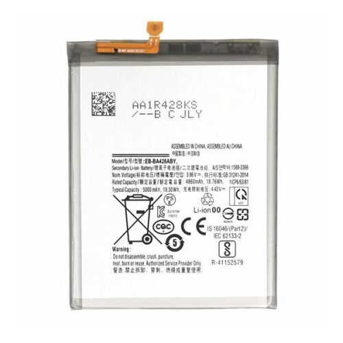 Samsung Galaxy A32 5G / A42 5G / A72 / A72 5G SM-A326B / A426B / A725F / A726B, Akkumulátor, 5000 mAh, Li-Ion, kompatibilis