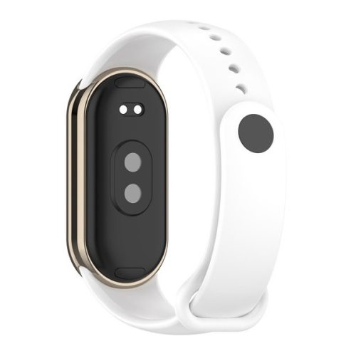 Xiaomi Mi Smart Band 8, szilikon pótszíj, állítható, fehér