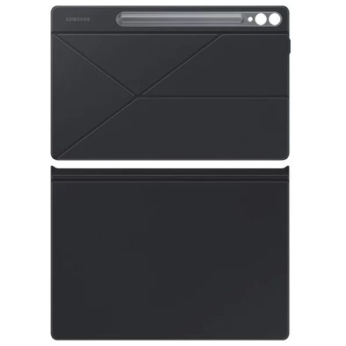 Samsung Galaxy Tab S9 Plus 12.4 SM-X810 / X816B, mappa tok, mágneses rögzítés, érintőceruza tartó, Origami Smart Case, Samsung Smart Book Cover, fekete, gyári