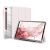 Samsung Galaxy Tab S9 11.0 SM-X710 / X716B, mappa tok, Trifold, légpárnás sarok, közepesen ütésálló, S-Pen tartóval, átlátszó hátlap, Dux Ducis Toby, rózsaszín