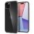 Apple iPhone 15, Műanyag hátlap védőtok + szilikon keret, közepesen ütésálló, légpárnás sarok, Spigen Airskin Hybrid, átlátszó
