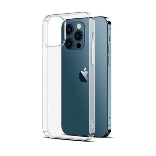 Apple iPhone 15 Pro Max, Szilikon tok, ultravékony, Blautel 4-OK, átlátszó