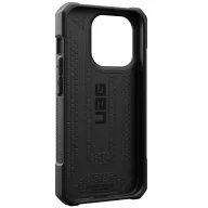   Apple iPhone 15 Pro, Műanyag hátlap védőtok, szilikon belső, közepesen ütésálló, textil minta, kevlár borítás, UAG Monarch Kevlar, mintás/fekete
