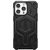 Apple iPhone 15 Pro Max, Műanyag hátlap védőtok, szilikon belső, közepesen ütésálló, Magsafe töltővel kompatibilis, karbon minta, UAG Monarch Pro, mintás/fekete