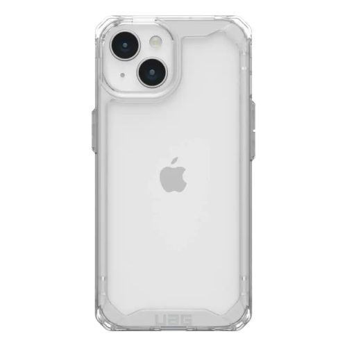 Apple iPhone 15, Műanyag hátlap védőtok, szilikon belső, közepesen ütésálló, UAG Plyo, áttetsző